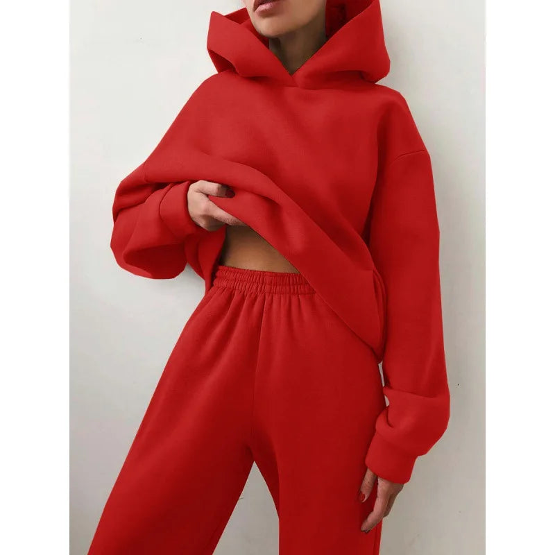 Hooded Tracksuit 2 Pieces Set
