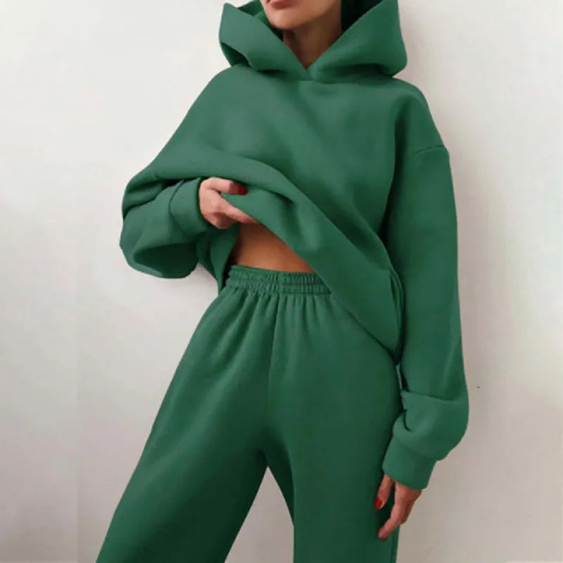 Hooded Tracksuit 2 Pieces Set