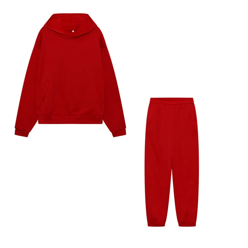 Hooded Tracksuit 2 Pieces Set