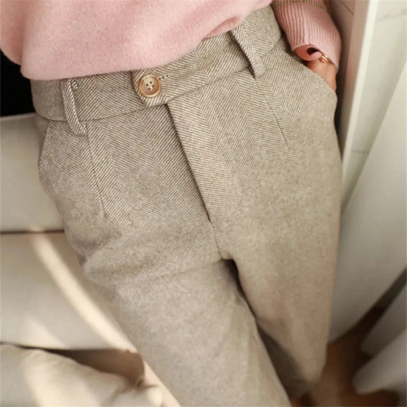 Woman`s Woolen Pants