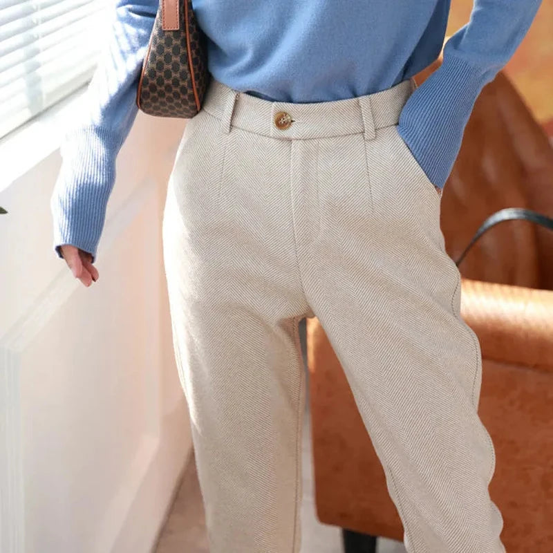 Woman`s Woolen Pants