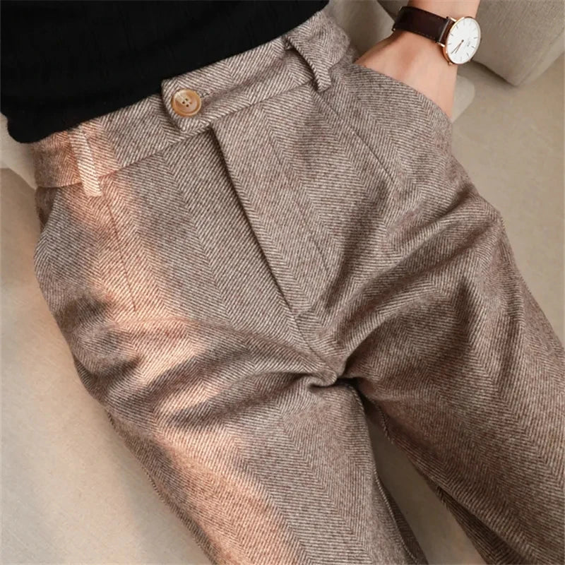 Woman`s Woolen Pants