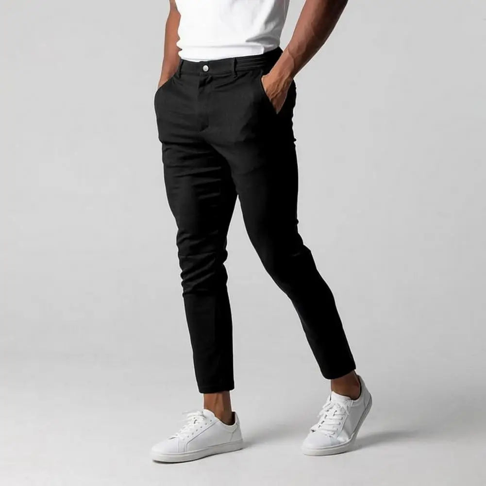 Men'S Slim Fit Trousers