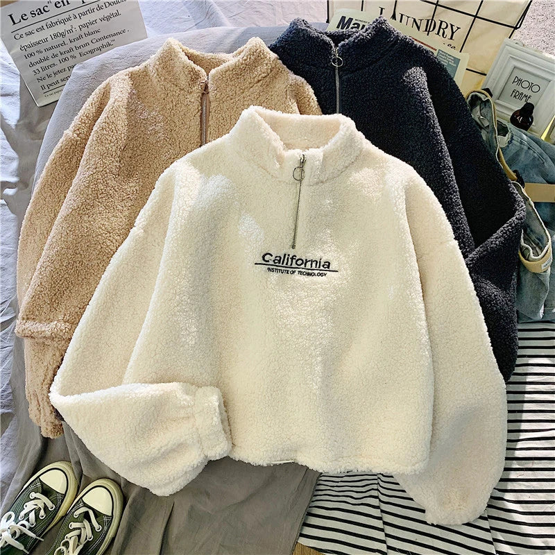 Warm Crop Hoodie