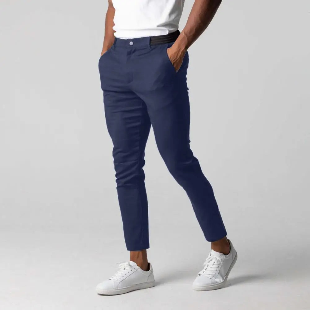 Men'S Slim Fit Trousers