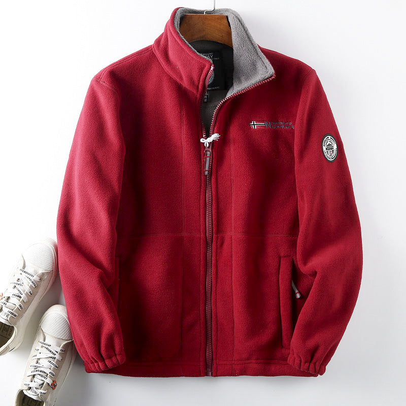 Fleece winter jacket