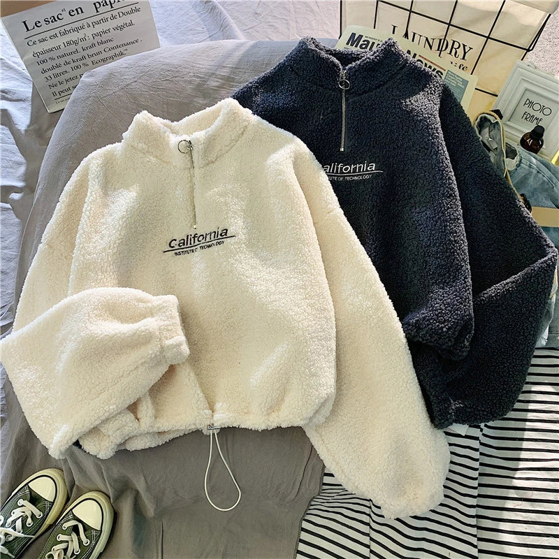 Warm Crop Hoodie