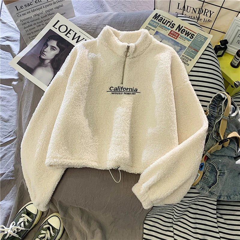 Warm Crop Hoodie