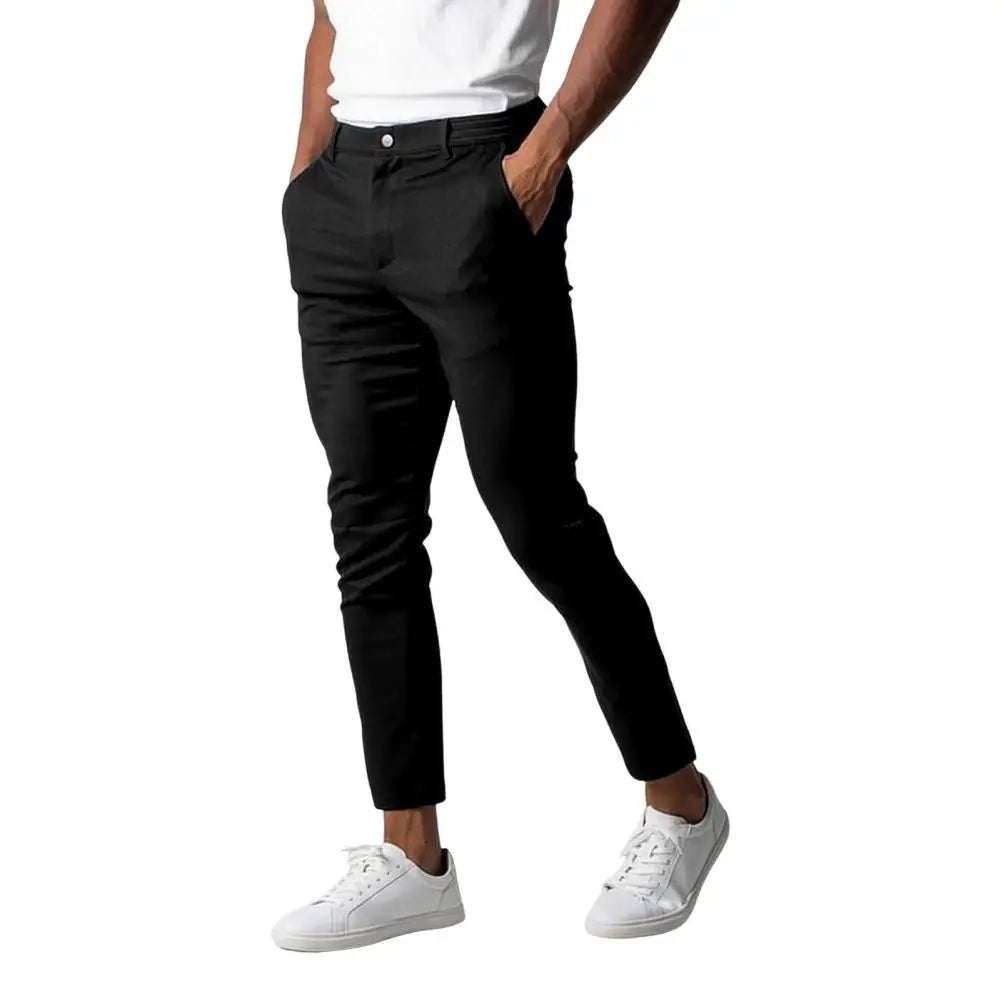 Men'S Slim Fit Trousers
